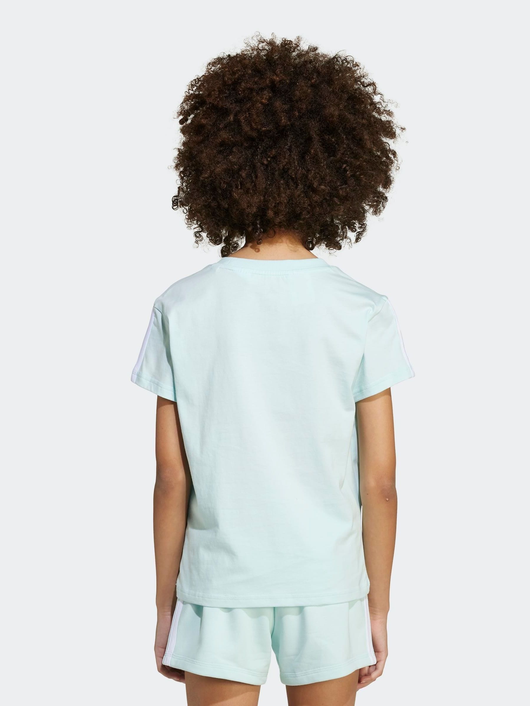 Dsiney Kidz - adidas Mint Green Essentials Kids T-Shirt image 2
