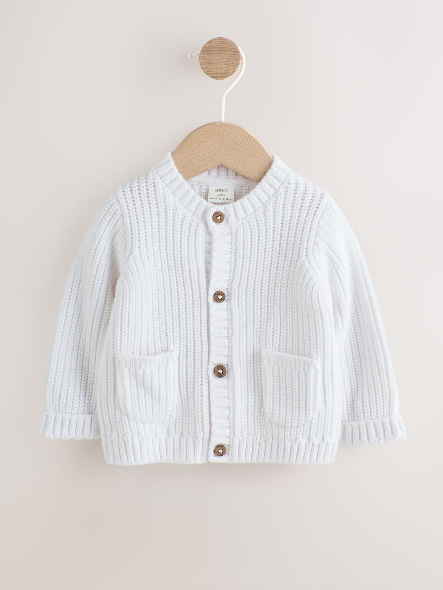 Dsiney Kidz - White Born In 2026 Baby Cardigan image 2