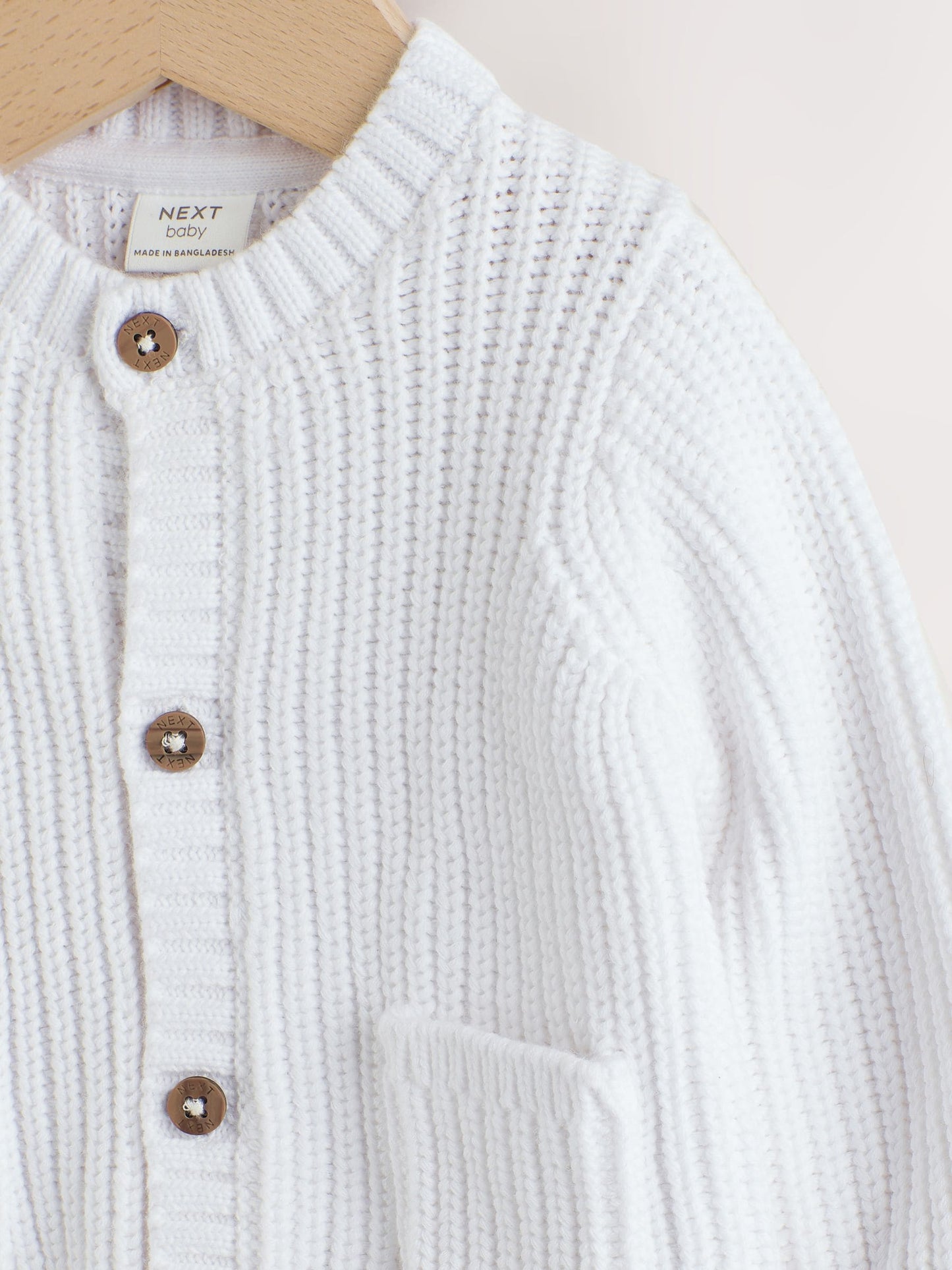 Dsiney Kidz - White Born In 2026 Baby Cardigan image 3