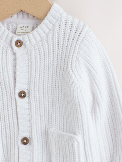 Dsiney Kidz - White Born In 2026 Baby Cardigan image 3