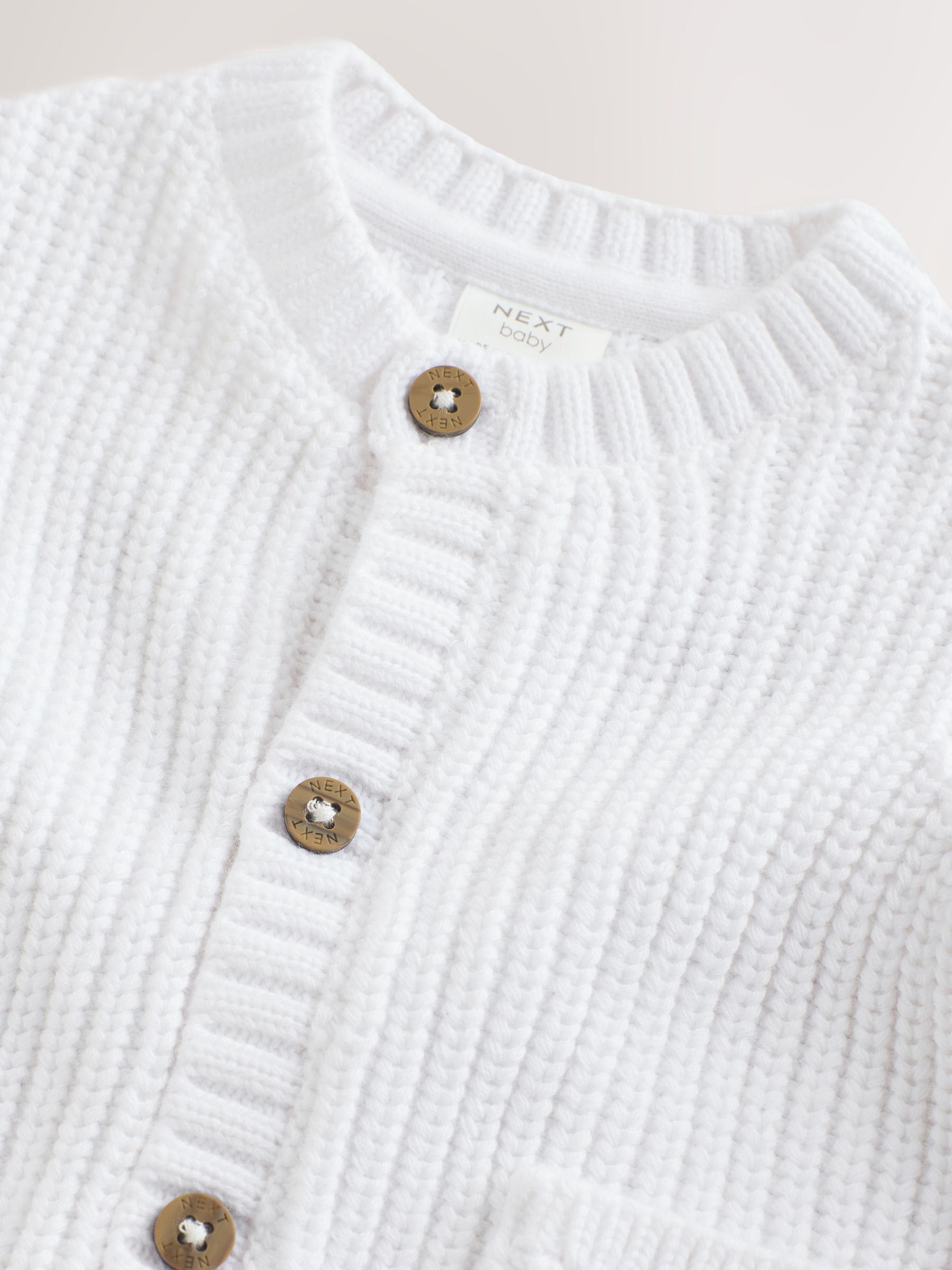 Dsiney Kidz - White Born In 2026 Baby Cardigan image 4