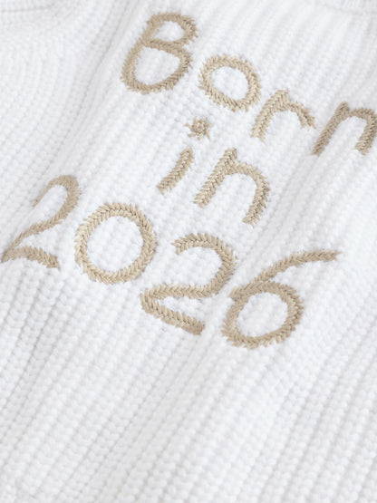 Dsiney Kidz - White Born In 2026 Baby Cardigan image 5