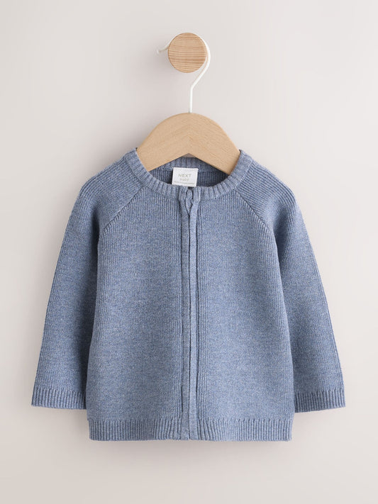 Blue Knitted Baby Cardigan (0mths-2yrs) - image 1