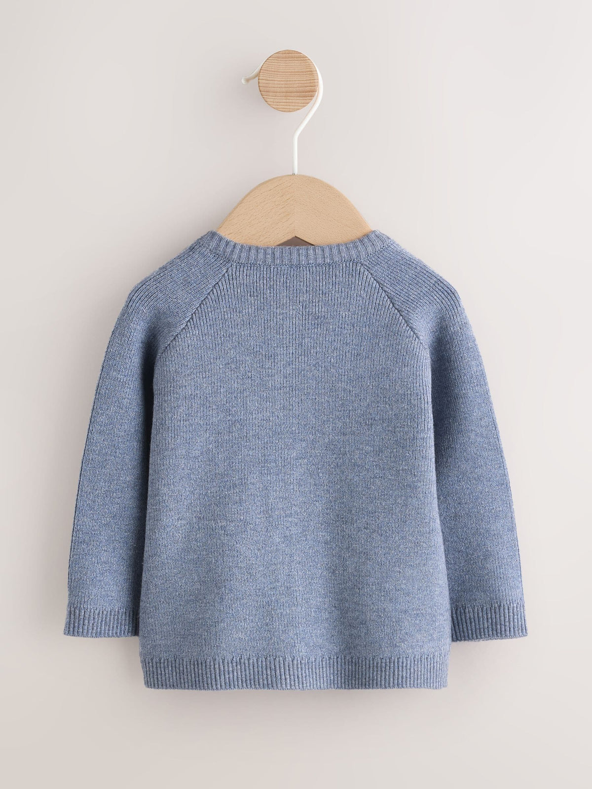 Blue Knitted Baby Cardigan (0mths-2yrs) - image 2