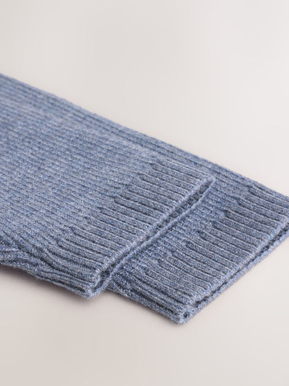 Blue Knitted Baby Cardigan (0mths-2yrs) - image 6