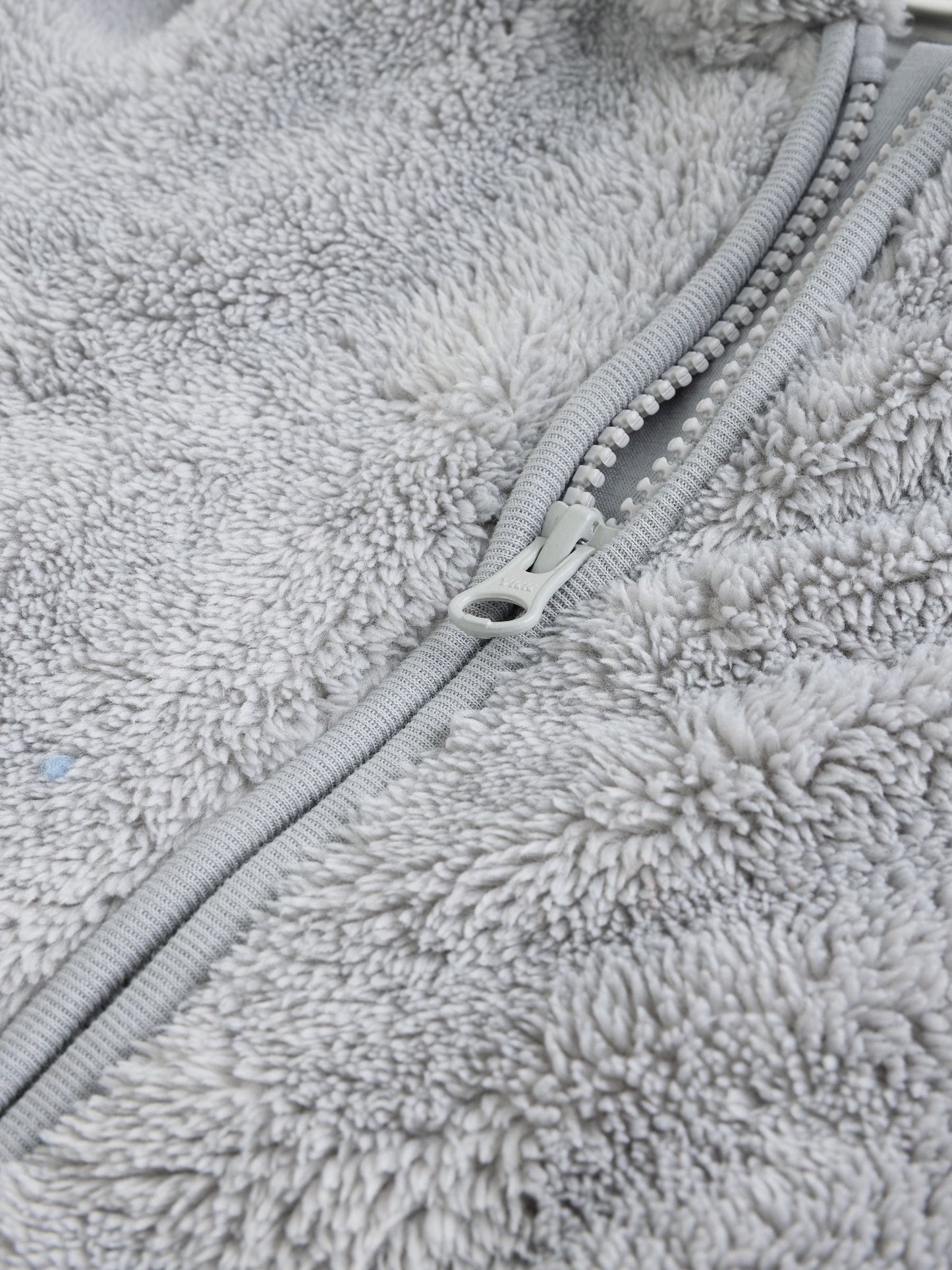 Grey Baby Fleece Pramsuit