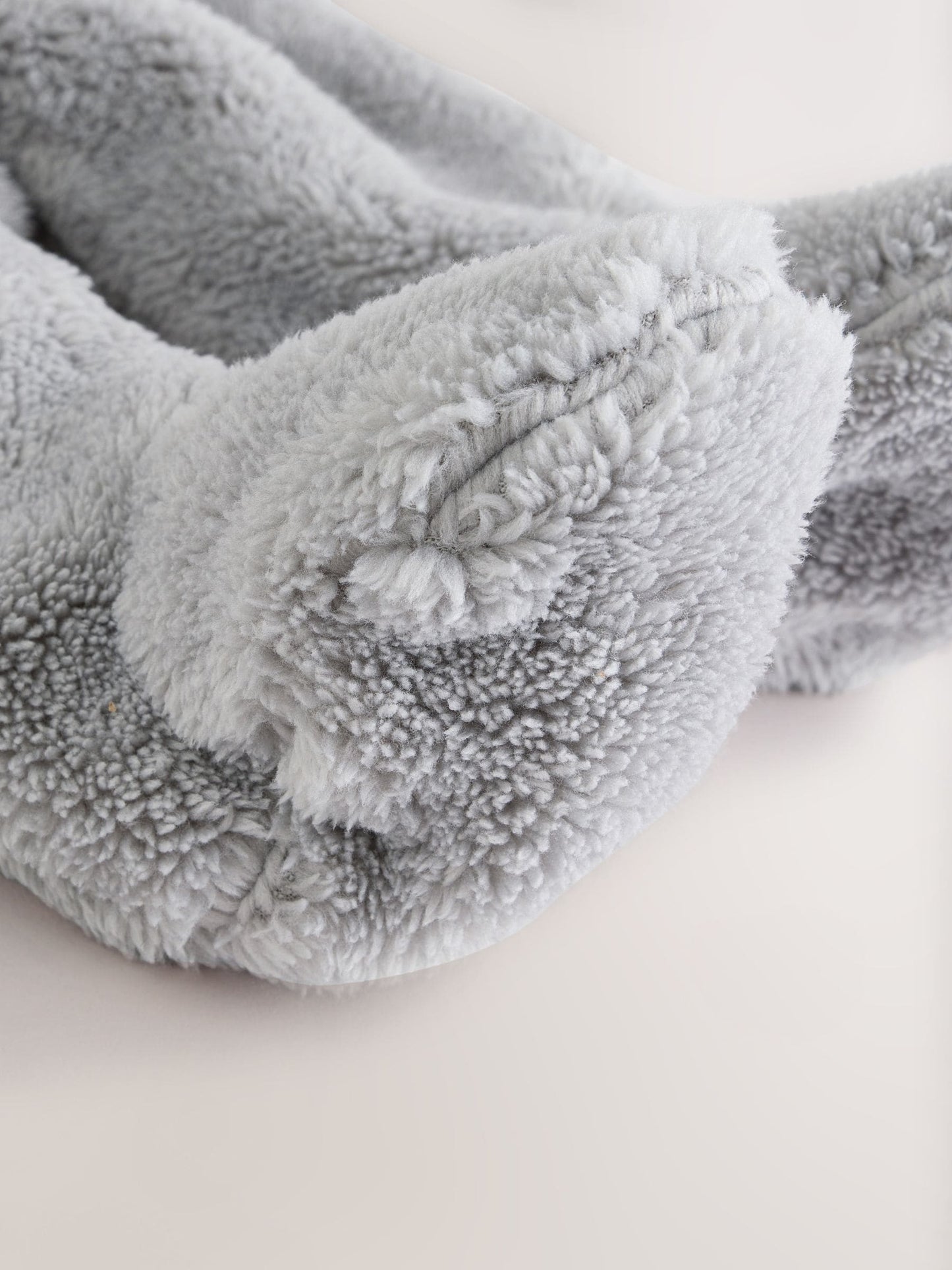 Grey Fleece Baby Pramsuit