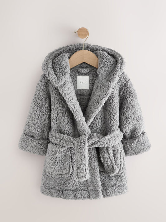 Grey Babies Fleece Robe (12mths-8yrs) image 1