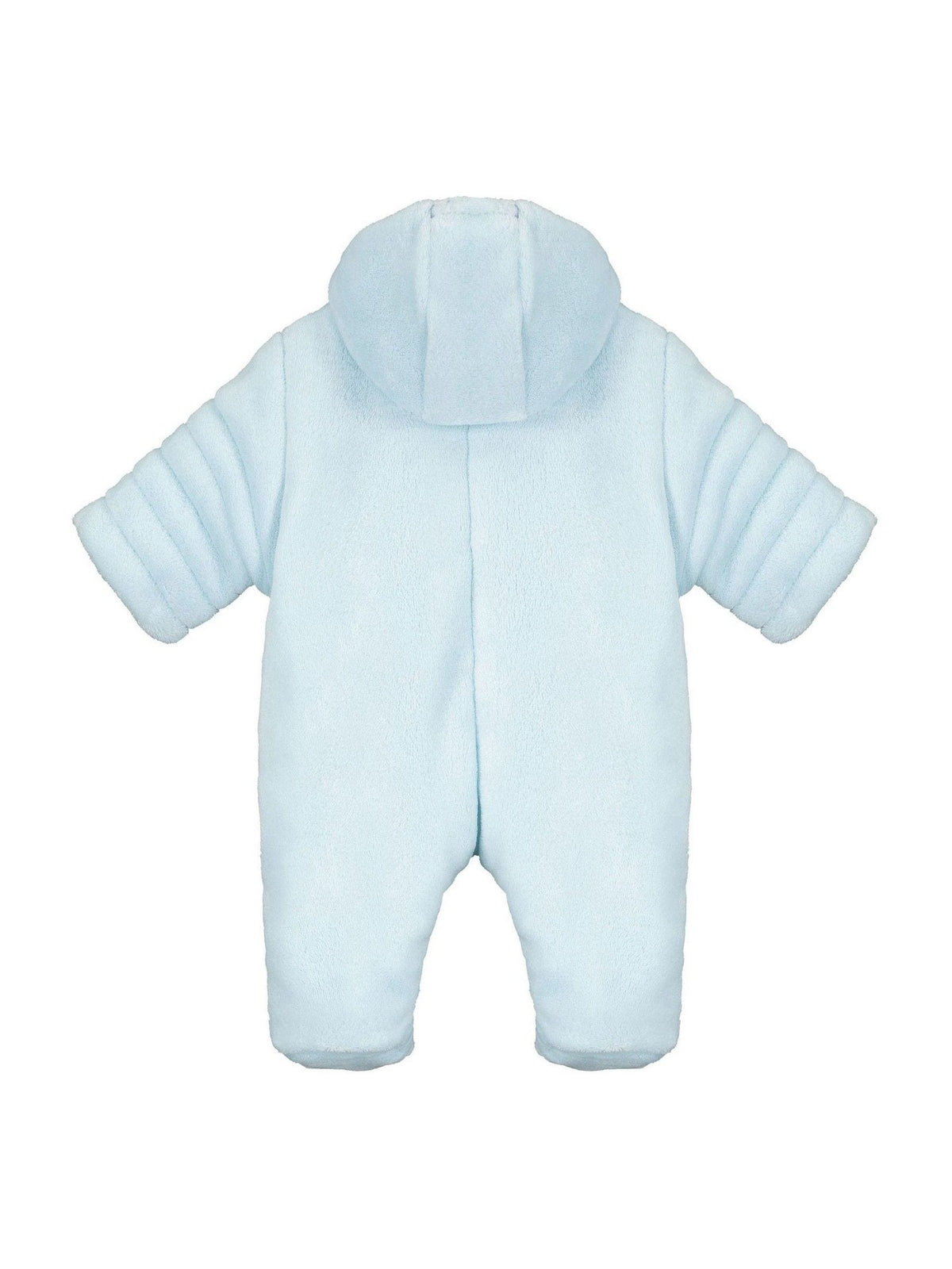 Dsiney Kidz - Emile Et Rose Blue Deep Pile Fleece Pramsuit With 3d Teddy image 4