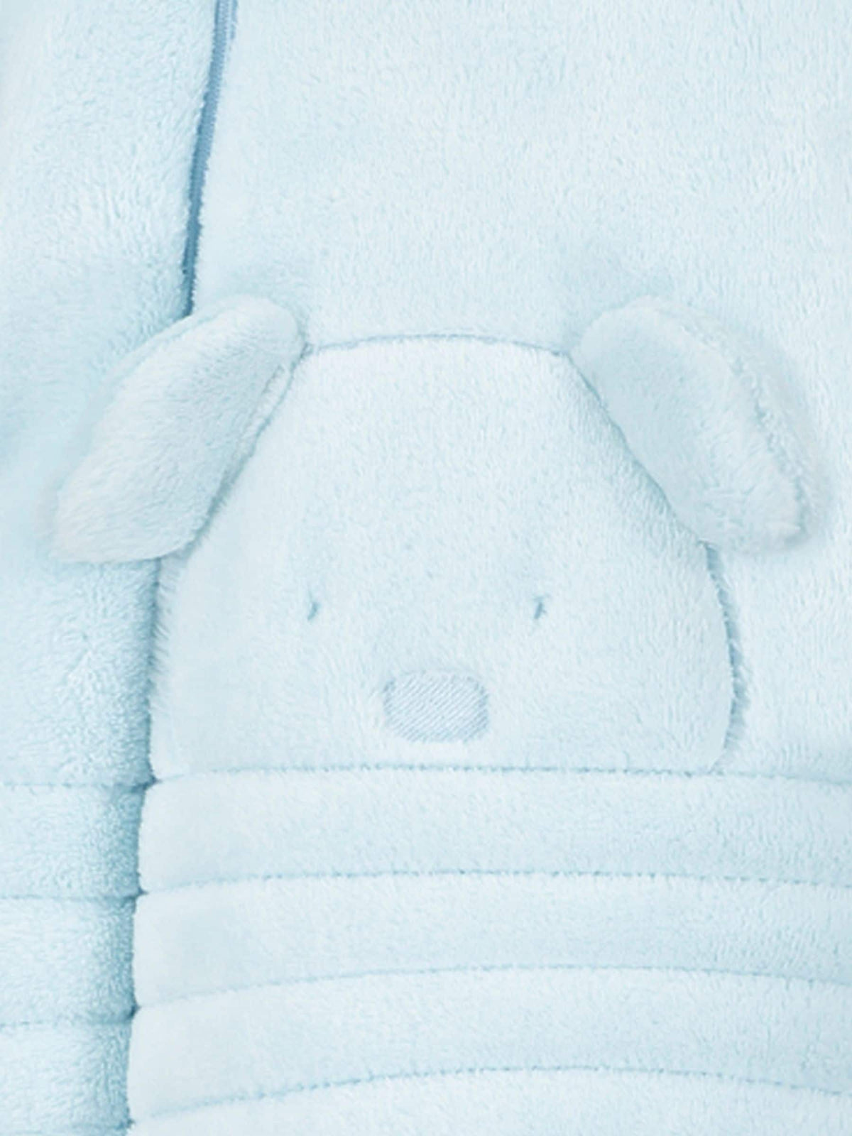 Dsiney Kidz - Emile Et Rose Blue Deep Pile Fleece Pramsuit With 3d Teddy image 5
