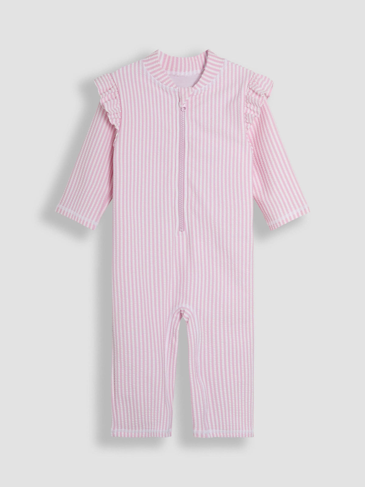 Dsiney Kidz - JoJo Maman Bébé Pink Stripe UV Sunsafe Suit image 1