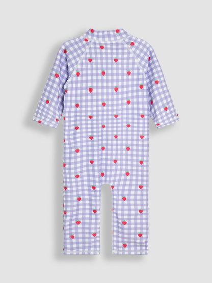 JoJo Maman Bébé Gingham Sun Protection Suit image 2