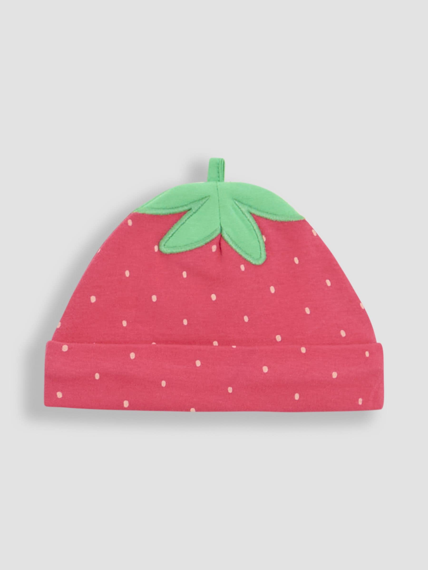 JoJo Maman Bébé White 2-Pack Strawberry Sleepsuit & Hat Set image 4