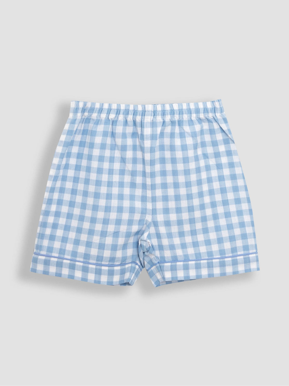 JoJo Maman Bébé Blue Gingham Woven Classic Pyjamas - image 4