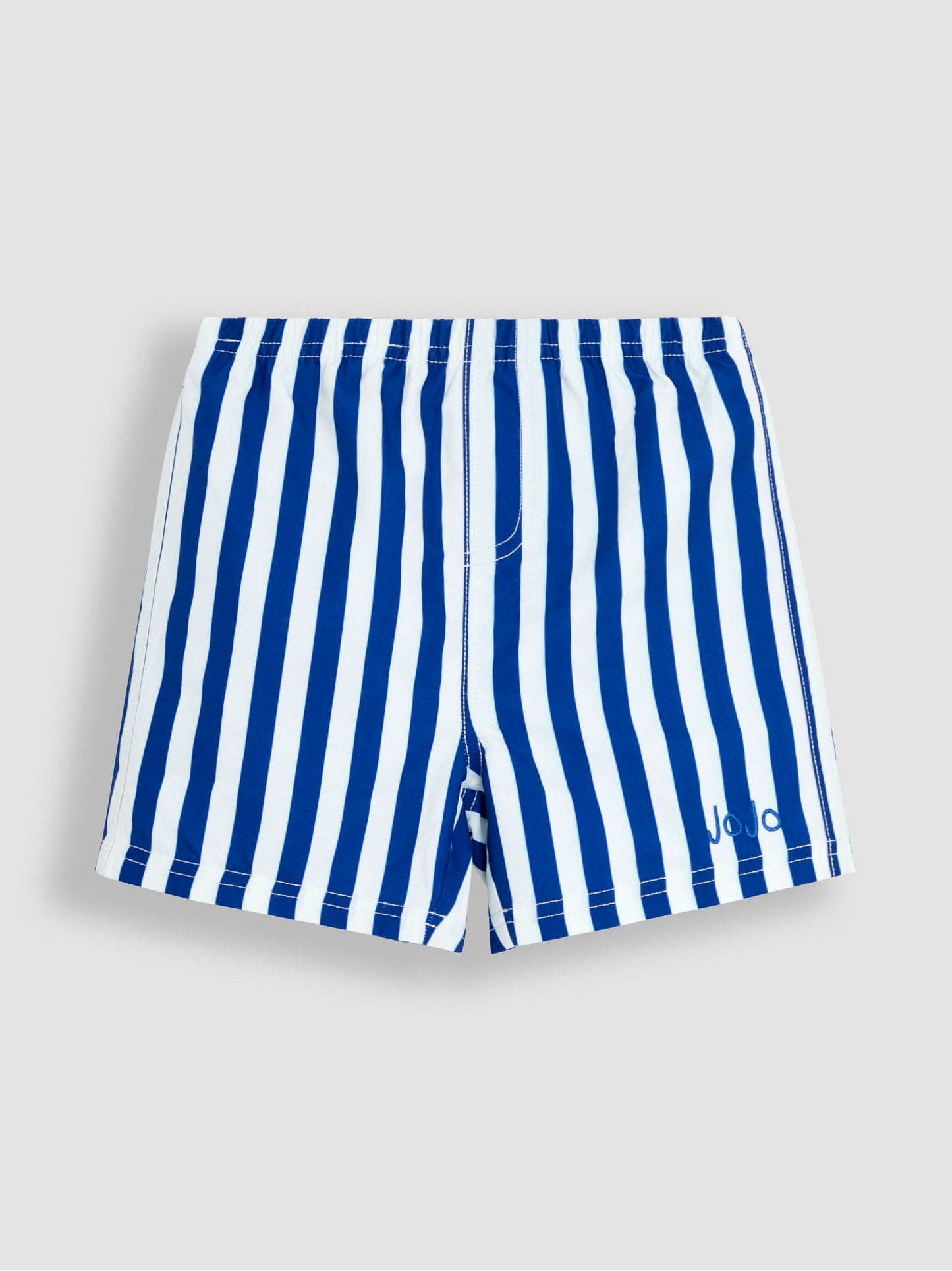 JoJo Maman Bébé Blue Stripe Swim Shorts image 1