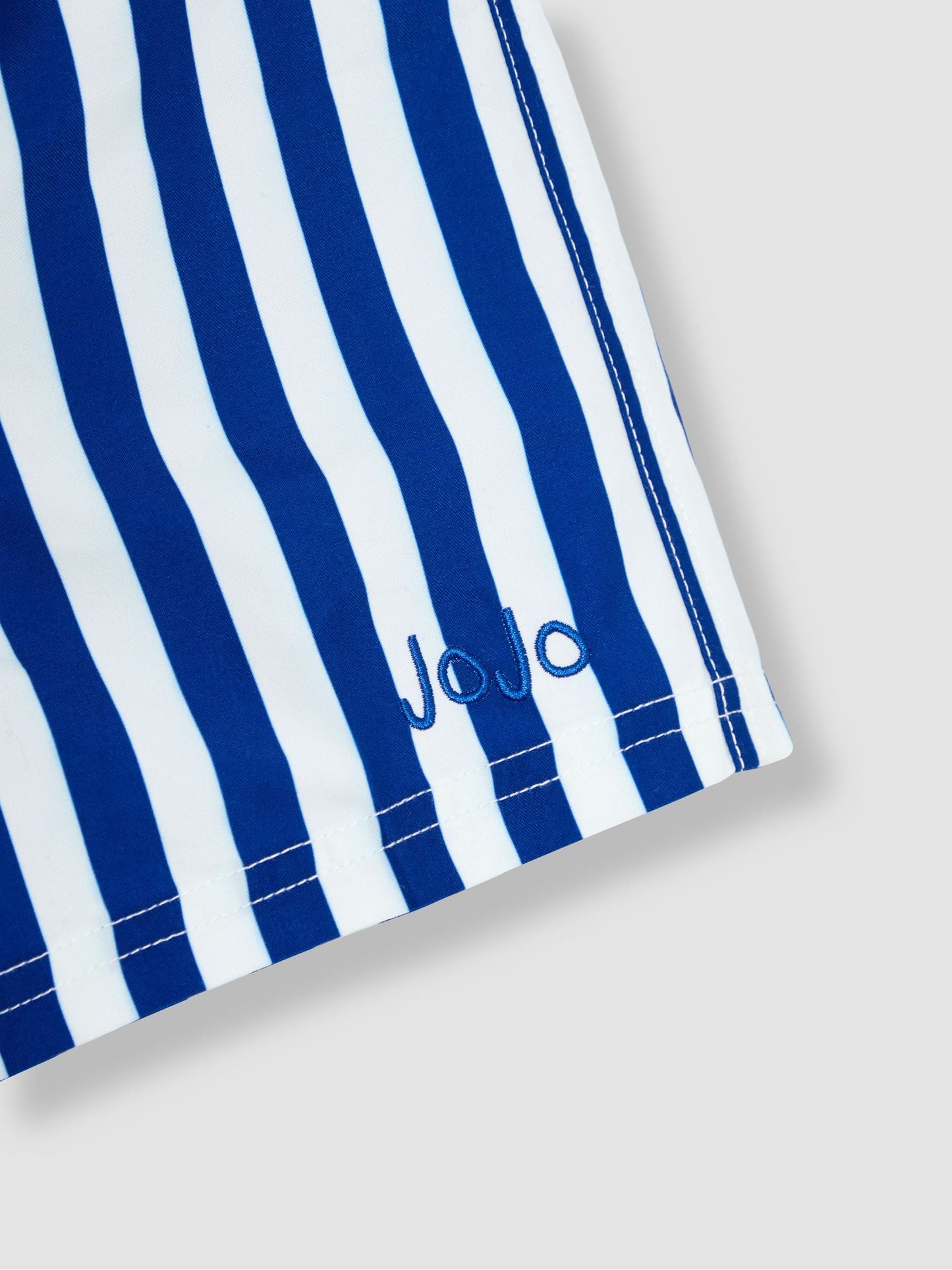 JoJo Maman Bébé Blue Stripe Swim Shorts image 5
