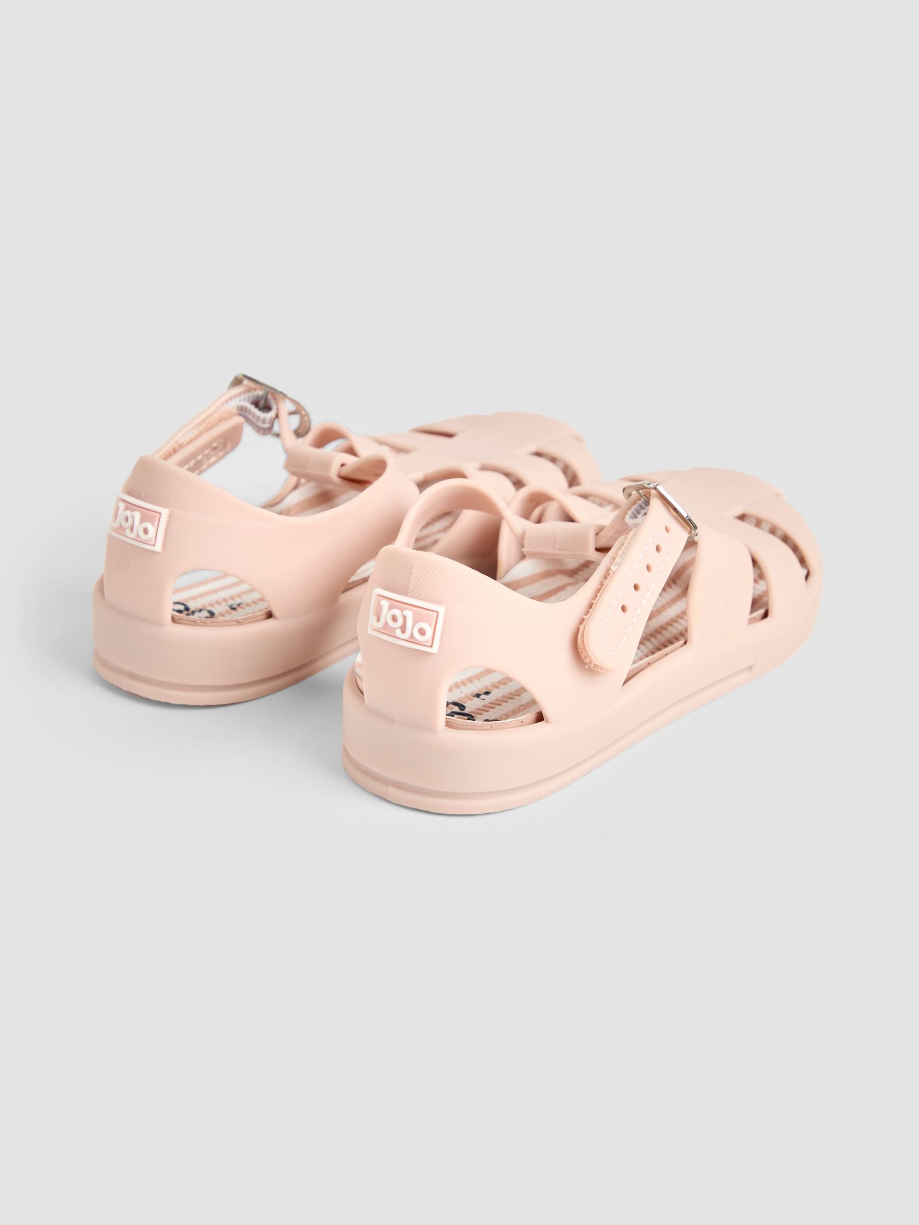 JoJo Maman Bébé Neutral Beige Jelly Sandals image 2