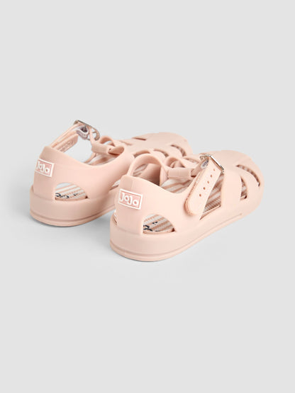 JoJo Maman Bébé Neutral Beige Jelly Sandals image 2