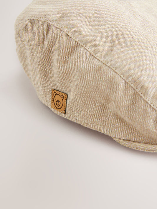 Beige Flat Cap (0mths-2yrs) image 3
