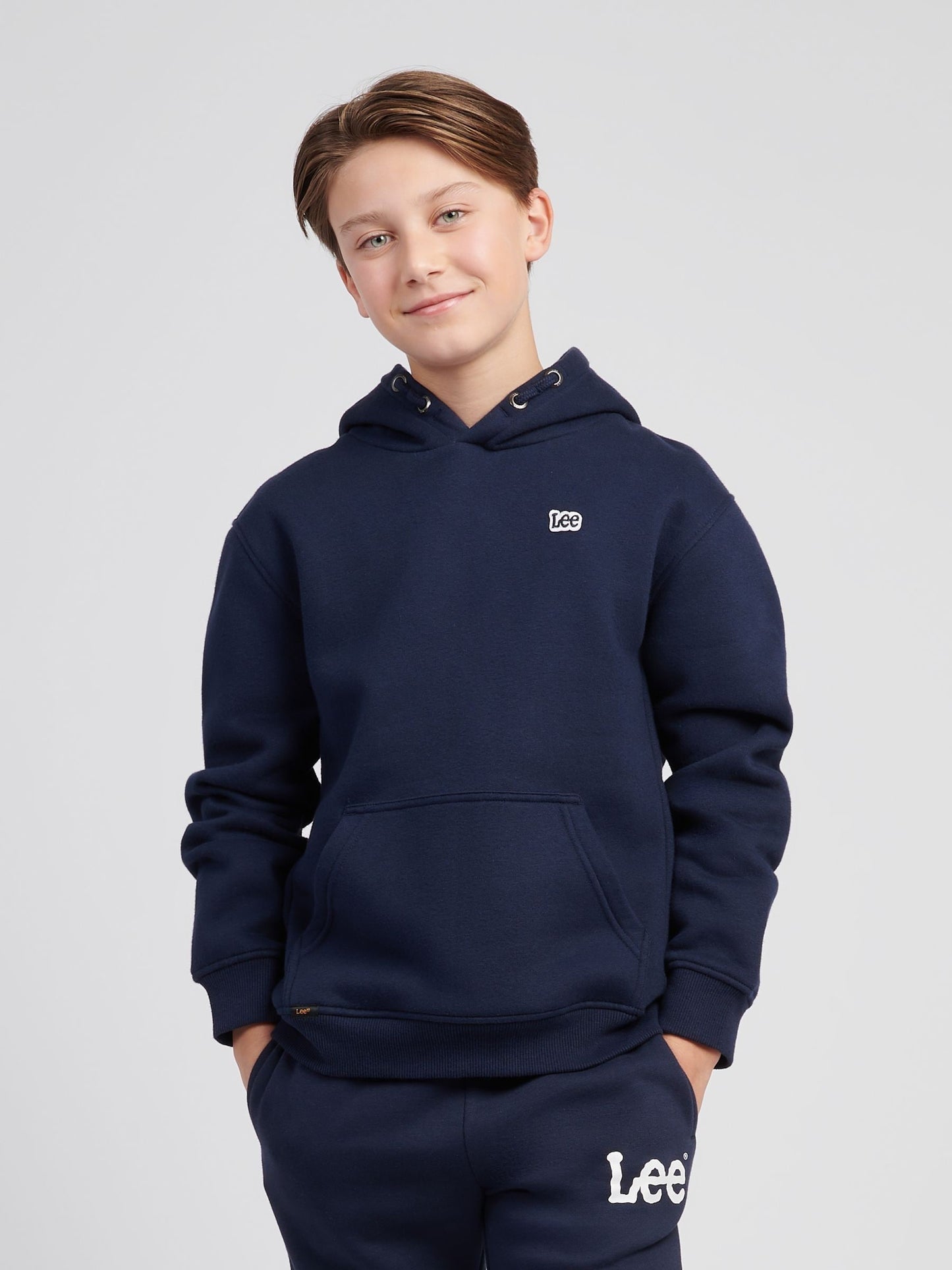 Dsiney Kidz - Lee Blue Badge Hoodie image 1