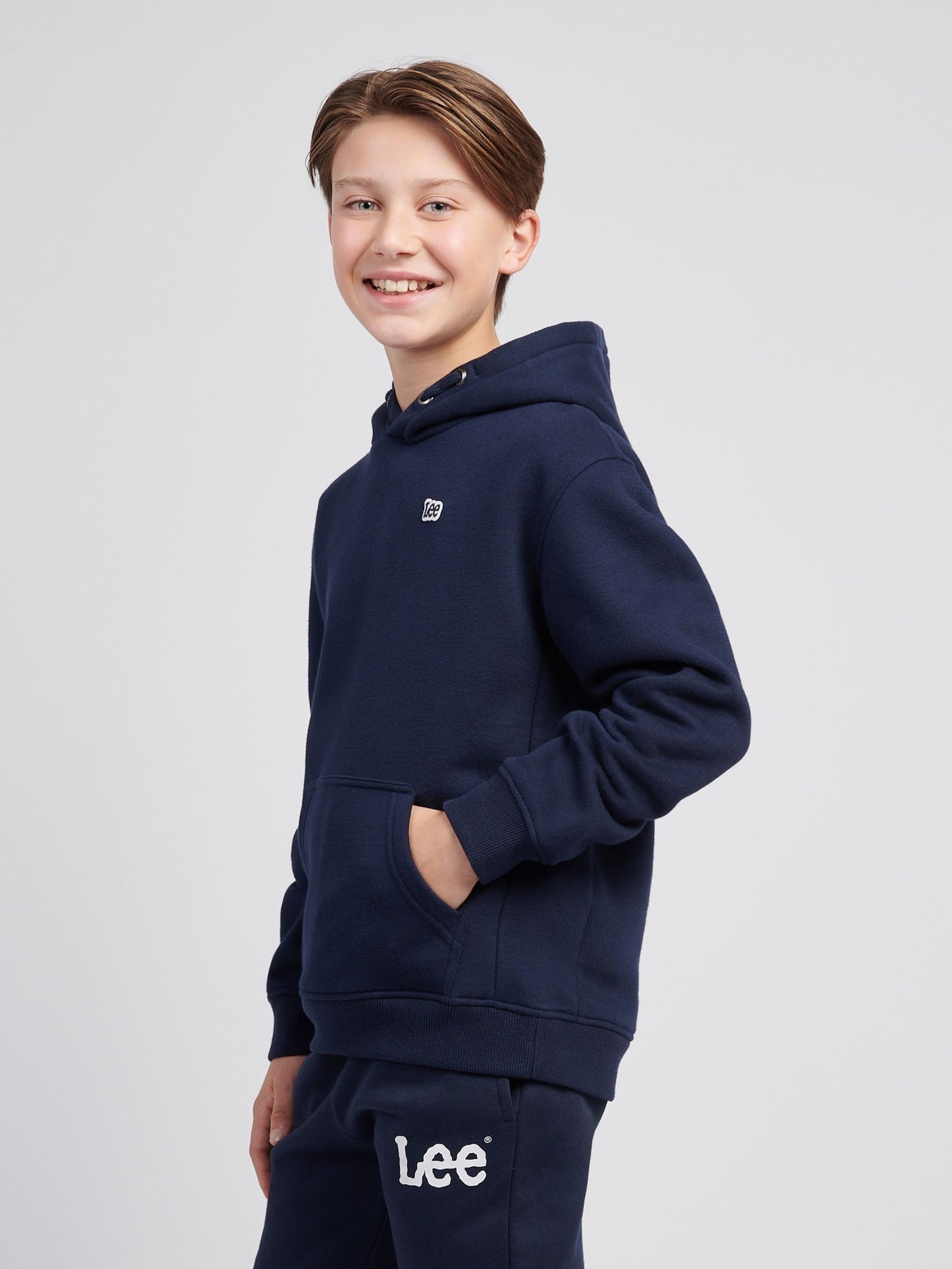 Dsiney Kidz - Lee Blue Badge Hoodie image 4