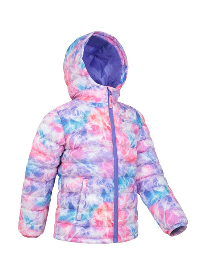 Dsiney Kidz - Mountain Warehouse Light Purple Seasons  Printed Water-Resistant Padded Jacket image 2
