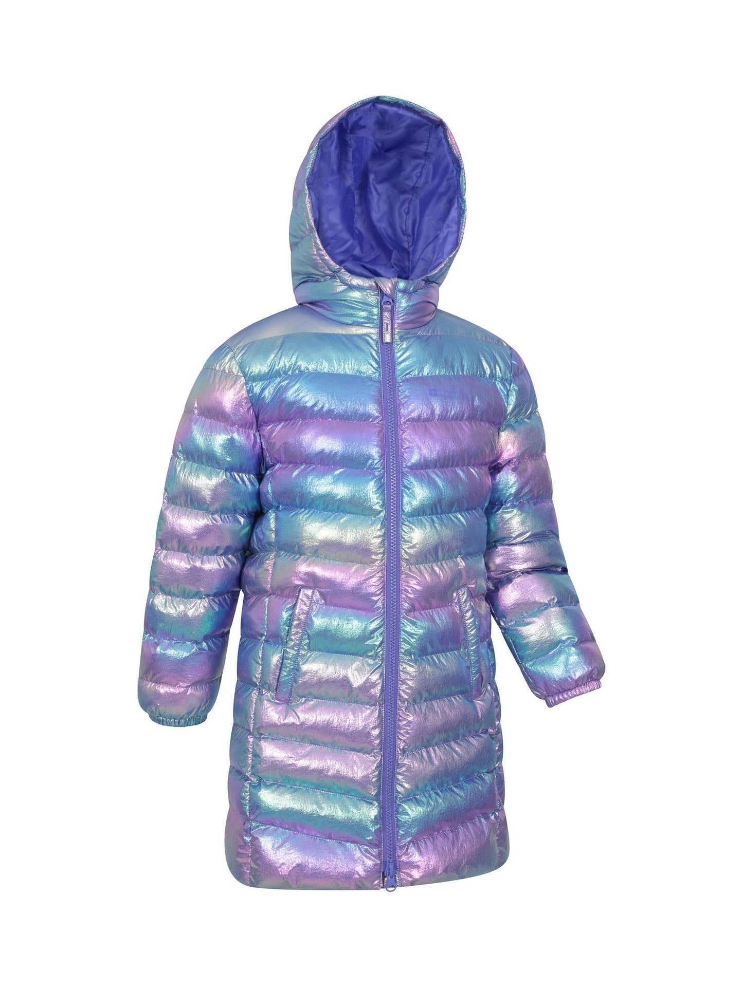 Dsiney Kidz - Mountain Warehouse Iridescent Florence Longline Padded Jacket image 2