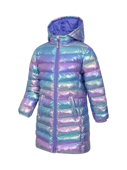 Dsiney Kidz - Mountain Warehouse Iridescent Florence Longline Padded Jacket image 3