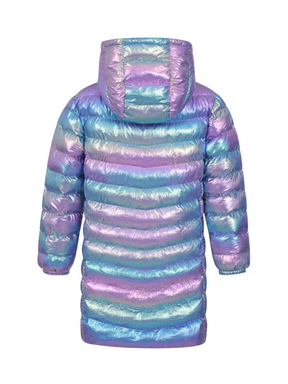 Dsiney Kidz - Mountain Warehouse Iridescent Florence Longline Padded Jacket image 4