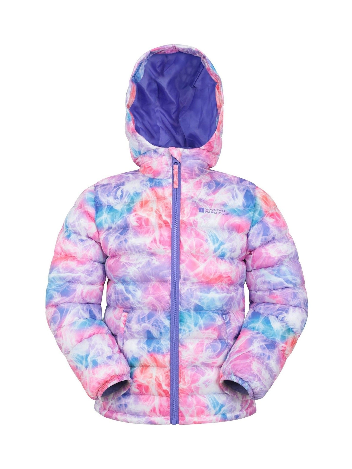 Dsiney Kidz - Mountain Warehouse Pink Seasons  Printed Water-Resistant Padded Jacket image 1