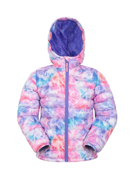 Dsiney Kidz - Mountain Warehouse Pink Seasons  Printed Water-Resistant Padded Jacket image 1