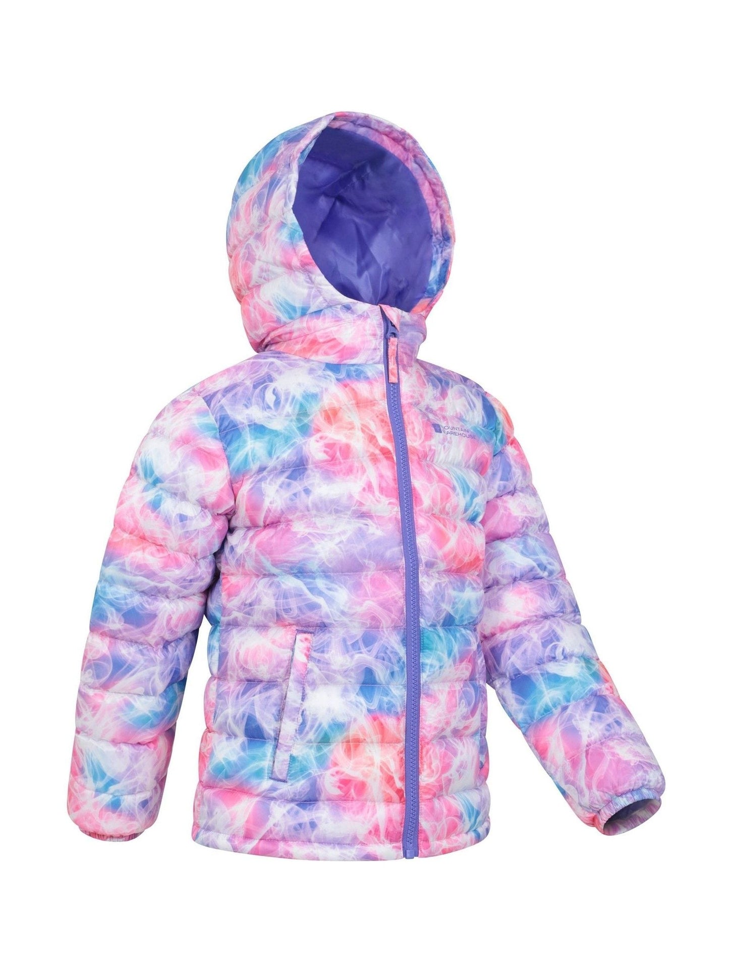 Dsiney Kidz - Mountain Warehouse Pink Seasons  Printed Water-Resistant Padded Jacket image 2