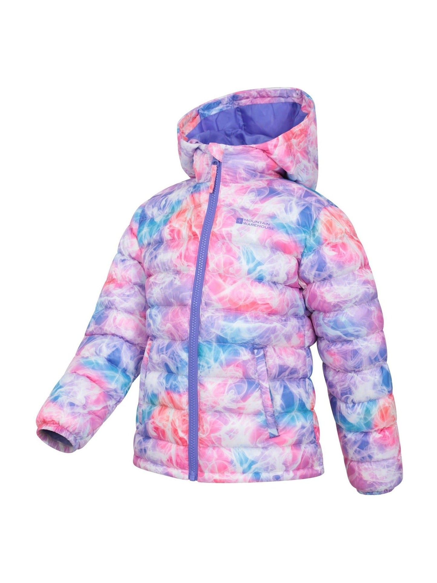 Dsiney Kidz - Mountain Warehouse Pink Seasons  Printed Water-Resistant Padded Jacket image 4