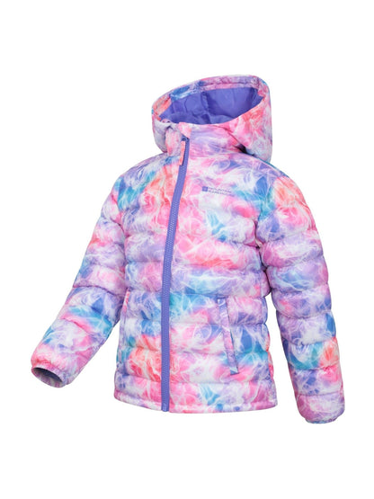 Dsiney Kidz - Mountain Warehouse Pink Seasons  Printed Water-Resistant Padded Jacket image 4