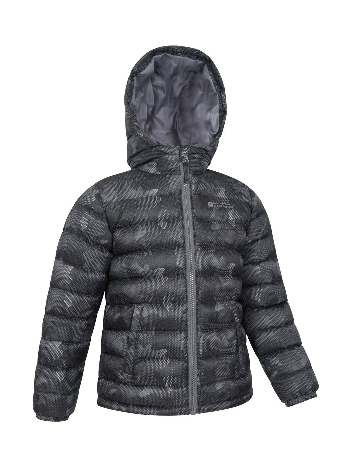 Dsiney Kidz - Mountain Warehouse Grey Seasons  Printed Water-Resistant Padded Jacket image 2