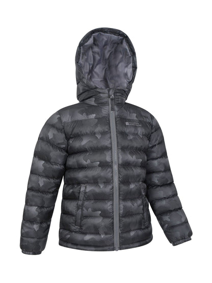 Dsiney Kidz - Mountain Warehouse Grey Seasons  Printed Water-Resistant Padded Jacket image 2