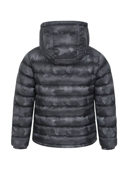 Dsiney Kidz - Mountain Warehouse Grey Seasons  Printed Water-Resistant Padded Jacket image 3