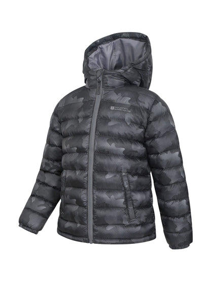 Dsiney Kidz - Mountain Warehouse Grey Seasons  Printed Water-Resistant Padded Jacket image 4