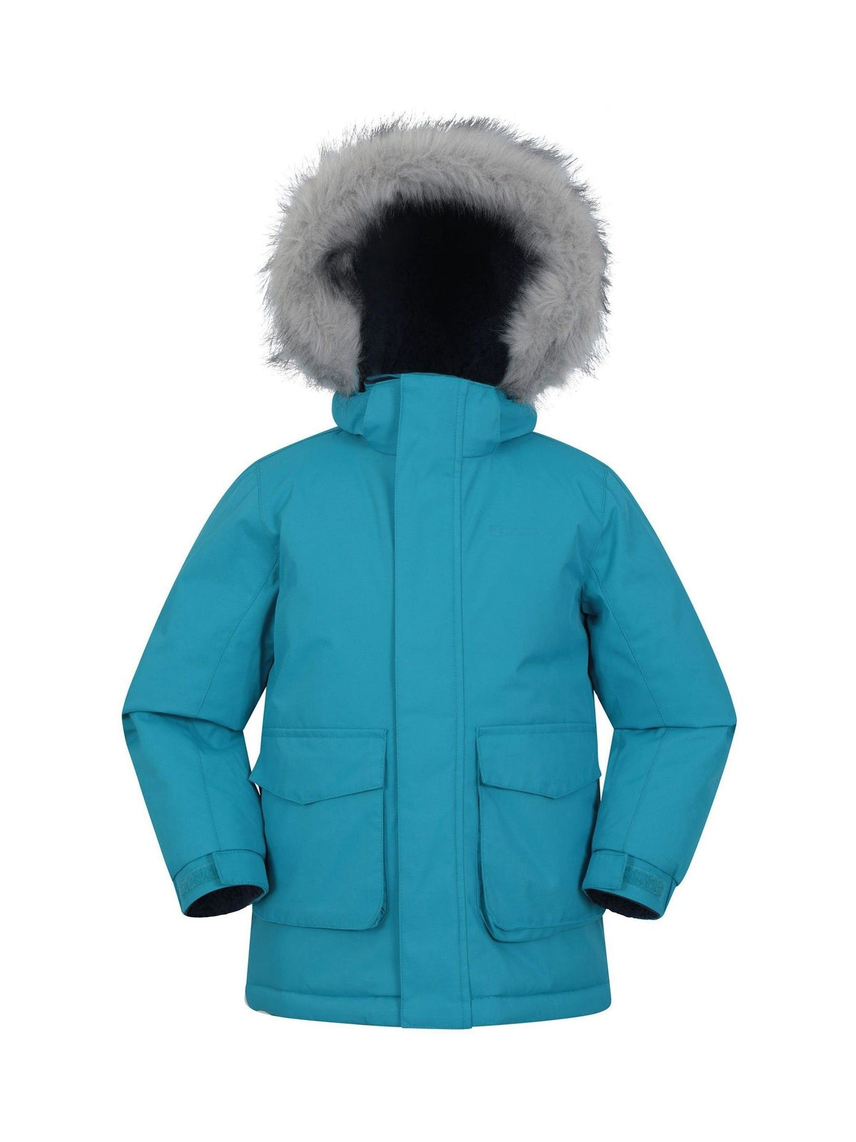 Dsiney Kidz - Mountain Warehouse Green Ground Kids Ranger Plain Water Resistant Jacket image 1