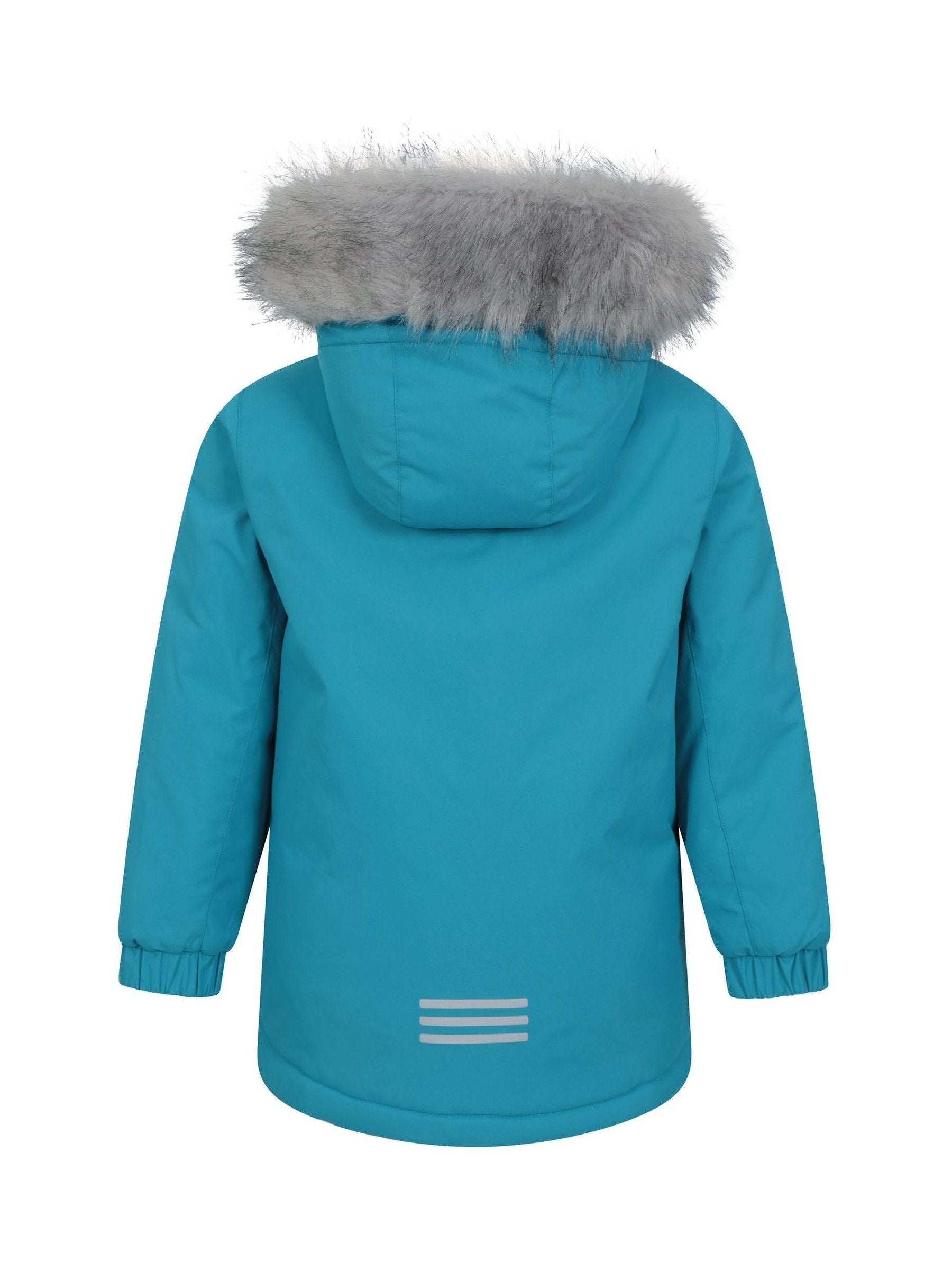Dsiney Kidz - Mountain Warehouse Green Ground Kids Ranger Plain Water Resistant Jacket image 2
