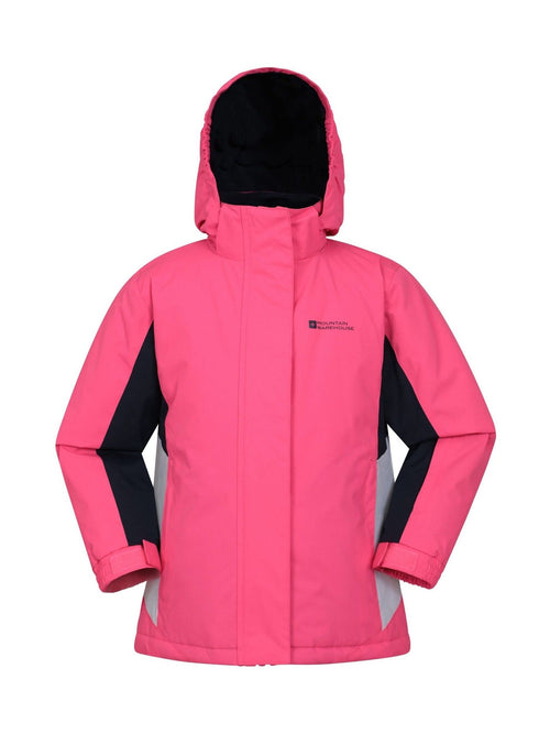 Dsiney Kidz - Mountain Warehouse Pink Honey Fleece Lined Snow Ski Jacket image 1
