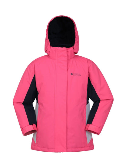 Dsiney Kidz - Mountain Warehouse Pink Honey Fleece Lined Snow Ski Jacket image 1