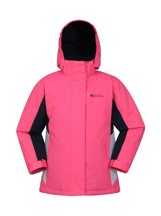 Dsiney Kidz - Mountain Warehouse Pink Honey Fleece Lined Snow Ski Jacket image 1