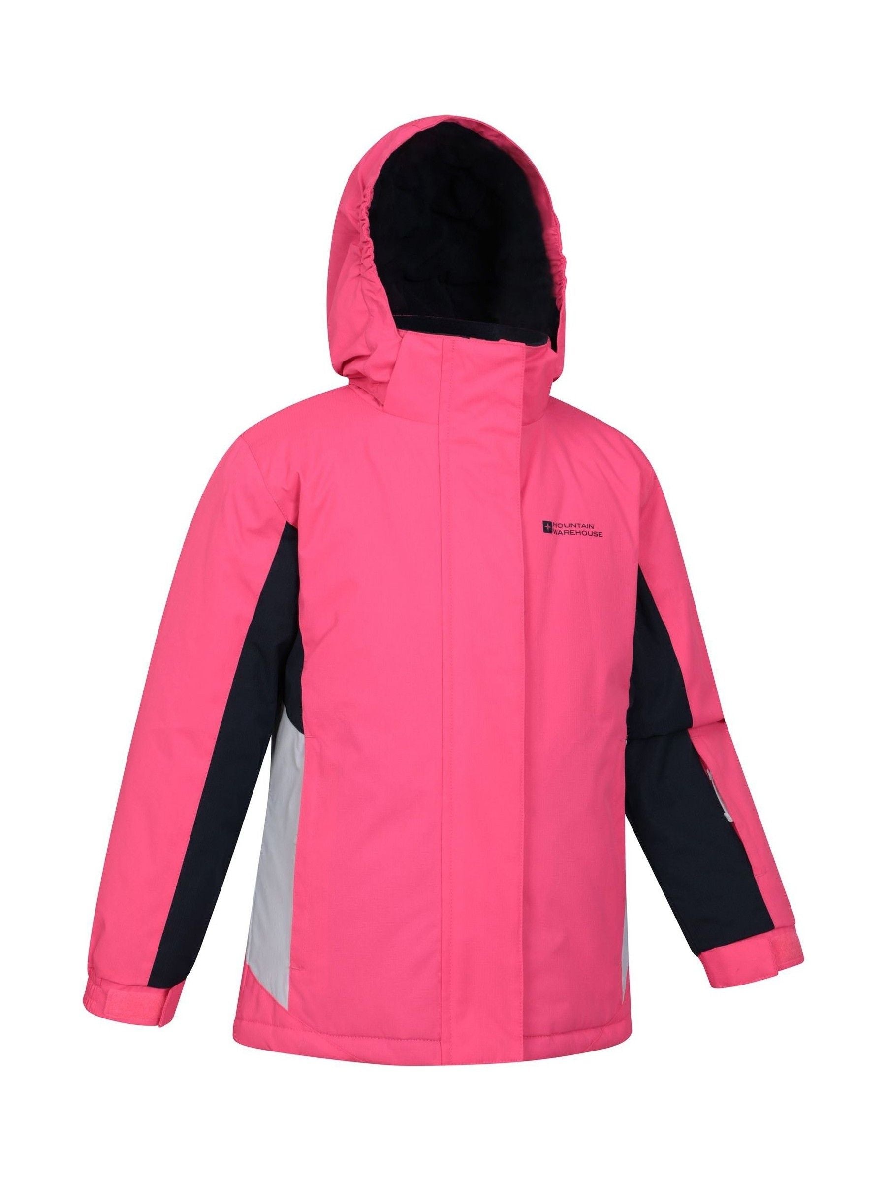 Dsiney Kidz - Mountain Warehouse Pink Honey Fleece Lined Snow Ski Jacket image 2