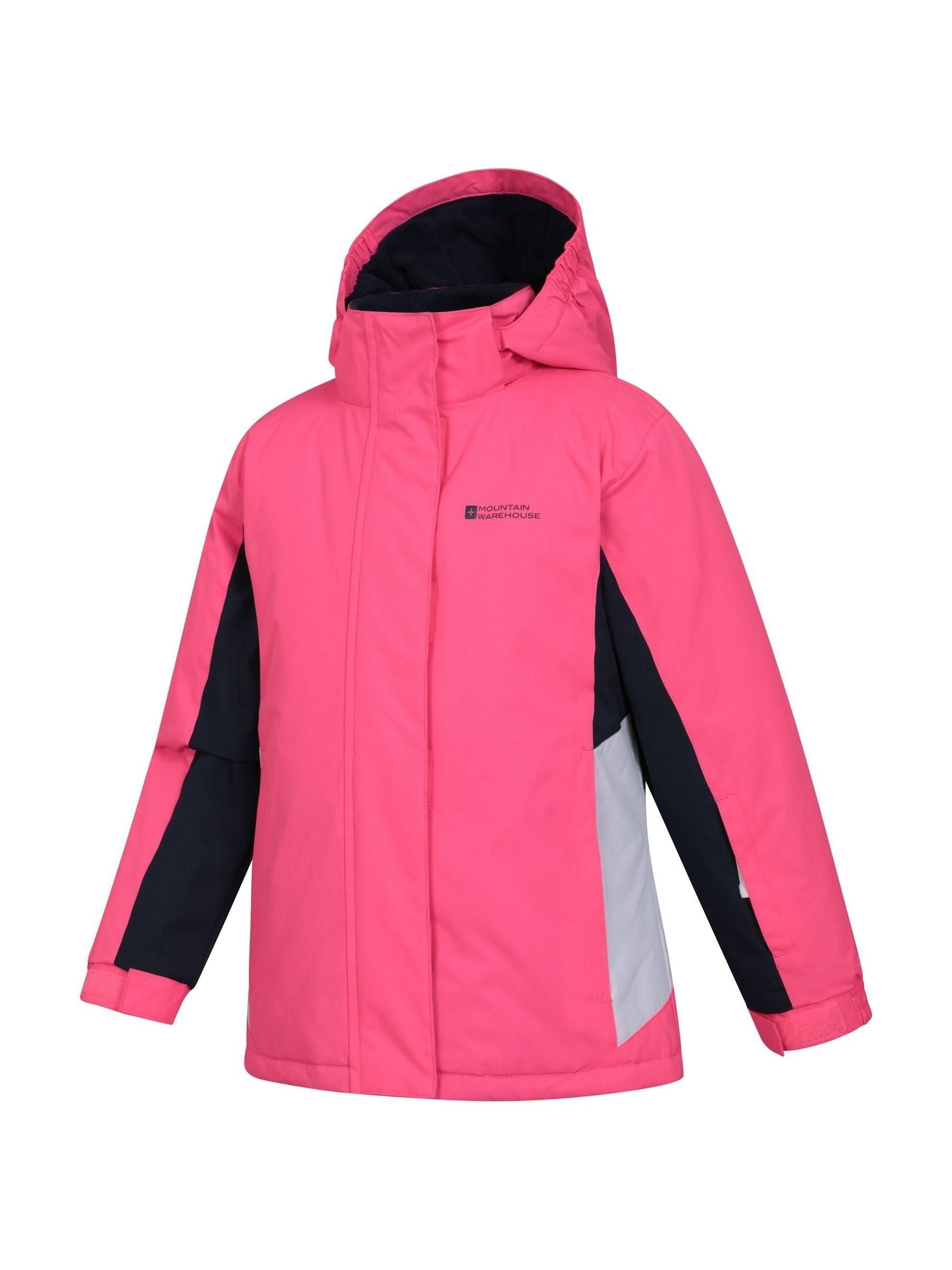 Dsiney Kidz - Mountain Warehouse Pink Honey Fleece Lined Snow Ski Jacket image 4
