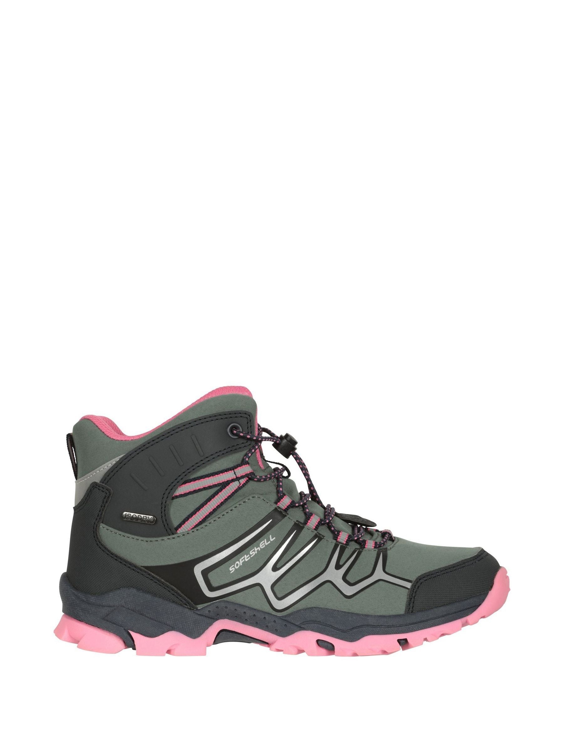Mountain Warehouse Green Kids Softshell Walking Boots image 1