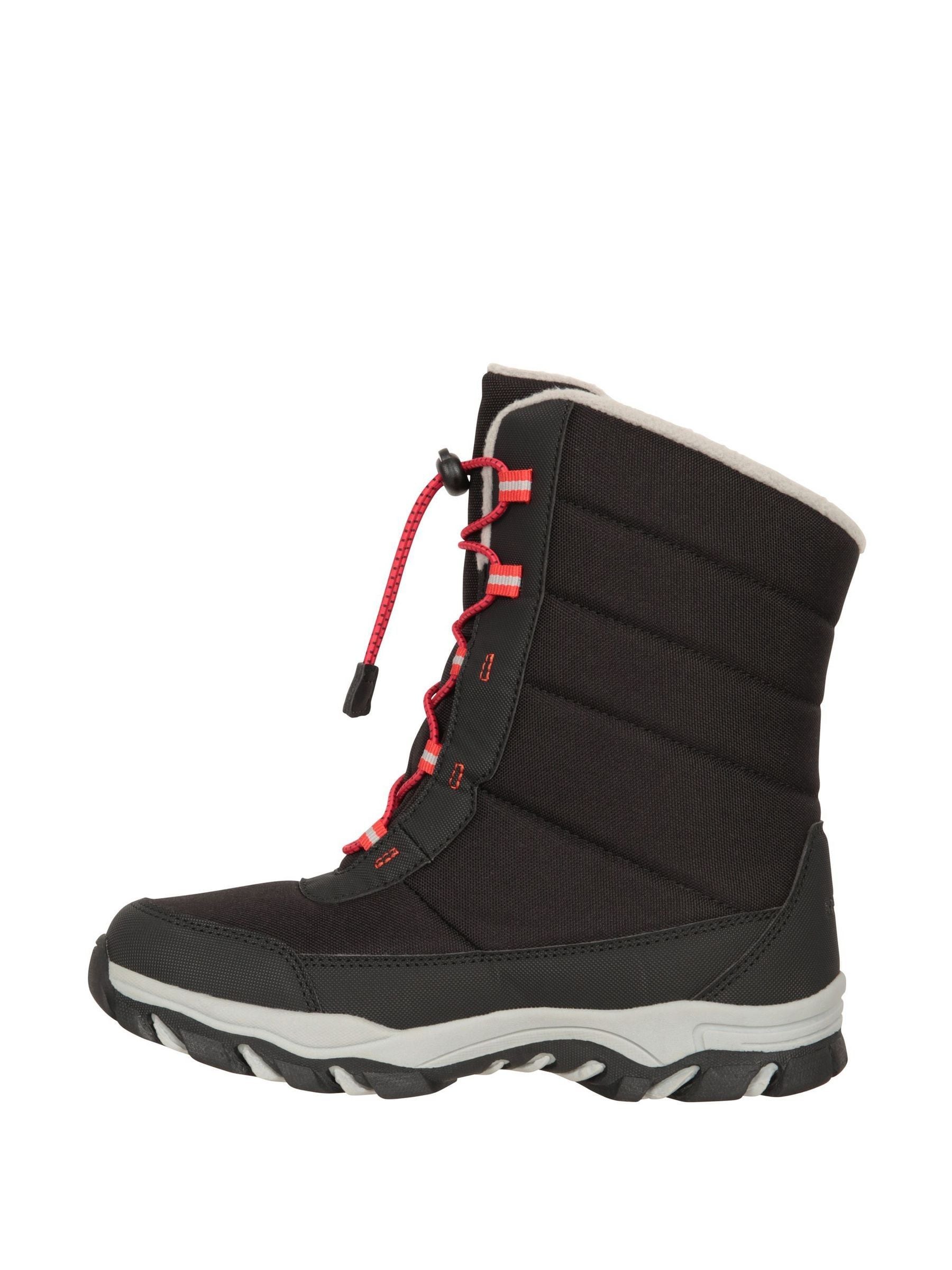 Mountain Warehouse Black Ohio Youth Adaptive Snow Boots image 2