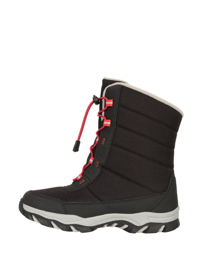 Mountain Warehouse Black Ohio Youth Adaptive Snow Boots image 2