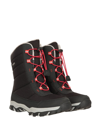 Mountain Warehouse Black Ohio Youth Adaptive Snow Boots image 3