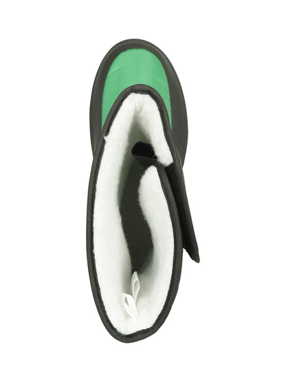 Mountain Warehouse Green Caribou Kids Single Stripe Sherpa Lined Adaptive Snow Boots image 5